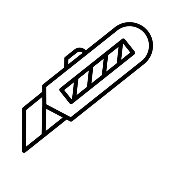 Cutter lijn pictogram — Stockvector