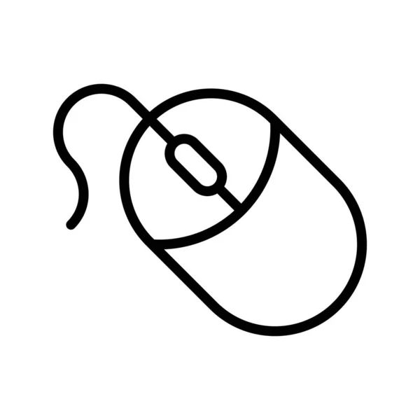 Icona linea mouse filo — Vettoriale Stock