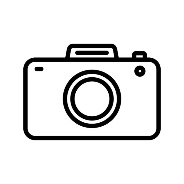 Icône de ligne Camera II — Image vectorielle