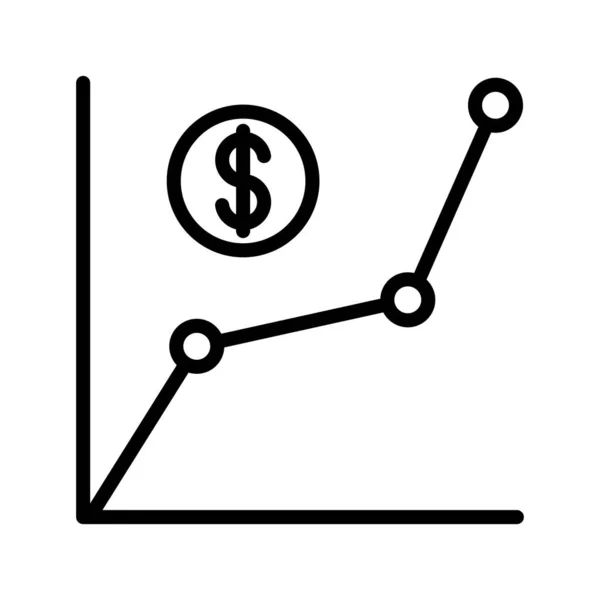 Ikona řádku příjmu — Stockový vektor