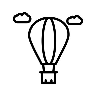 sıcak hava balon satırı simgesi