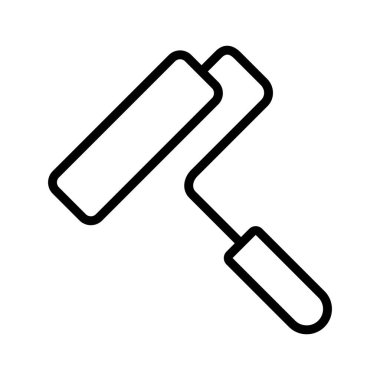 Paten çizgisi siyah simge tasarımı