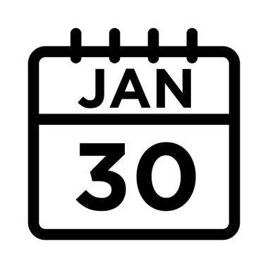 01-Jan - 30 Satır Simgesi