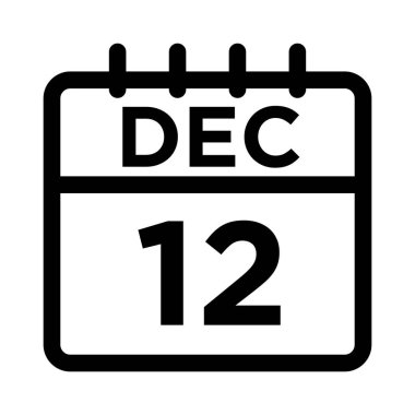 12- Aralık - 12 Satır Simgesi