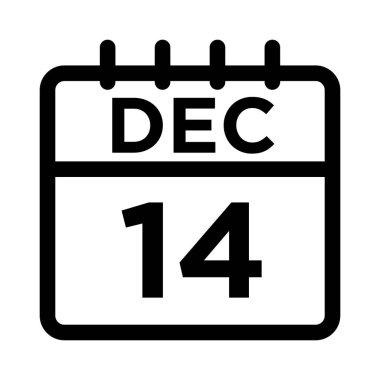 12- Aralık - 14 Satır Simgesi