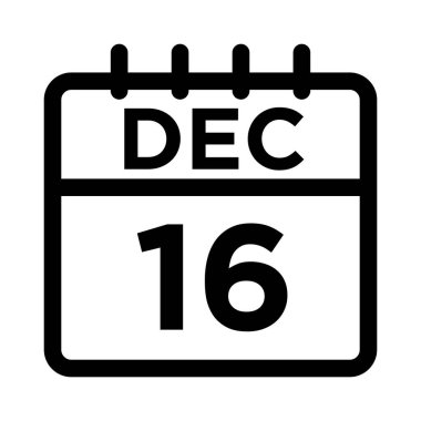 12- Aralık - 16 Satır Simgesi