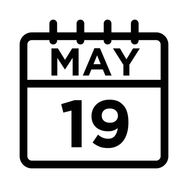 05-Maio - 19 Ícone de linha —  Vetores de Stock