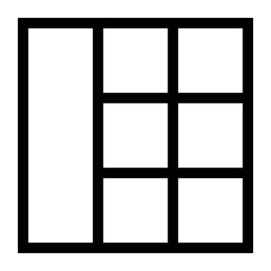 Düzen 18 Satır Simgesi