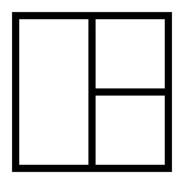 Розташування 1 Лінія Ікона — стоковий вектор
