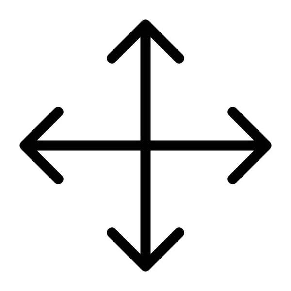 Arrow 59 Line Icon — 图库矢量图片