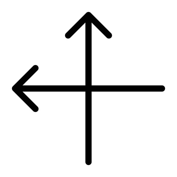 Arrow 62 Line Icon — 图库矢量图片