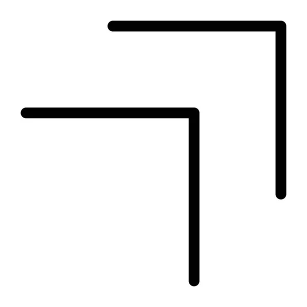 Pfeil 69 Liniensymbol — Stockvektor