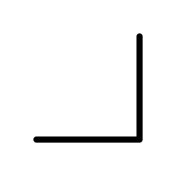 Pfeil 74 Liniensymbol — Stockvektor