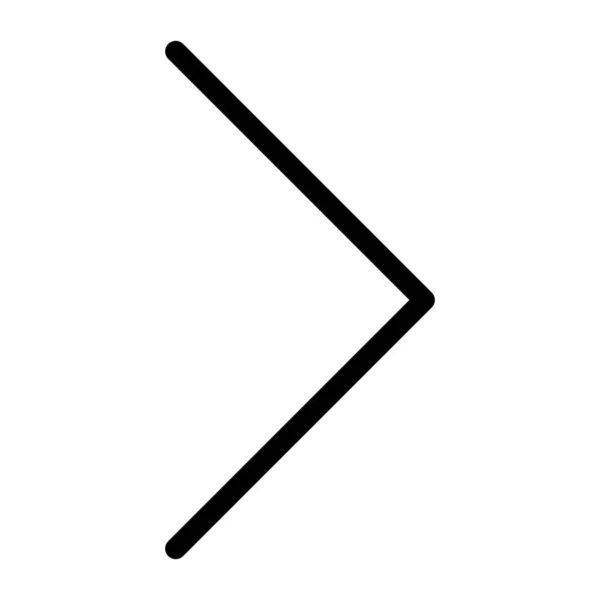 Pfeil 80 Liniensymbol — Stockvektor