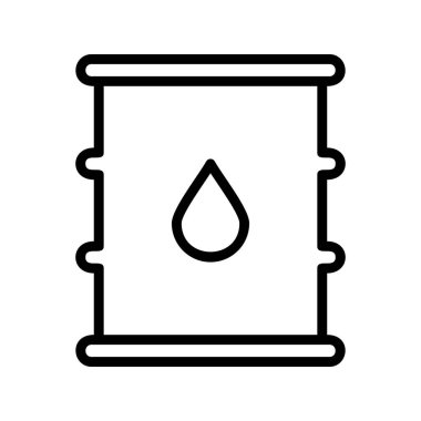 Petrol varili çizgi simgesi