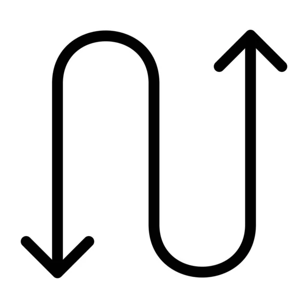 Ikona řádku šipky 100 — Stockový vektor