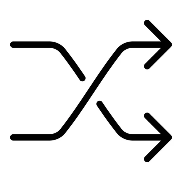 Arrow 11 Line Icon — 图库矢量图片