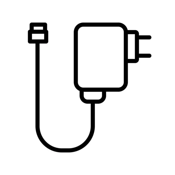 Charger Line Icon — Stock Vector