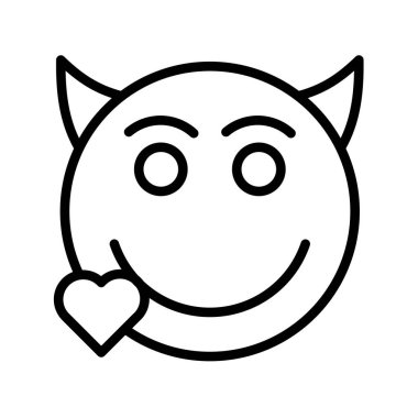 öpücük satırı simgesi