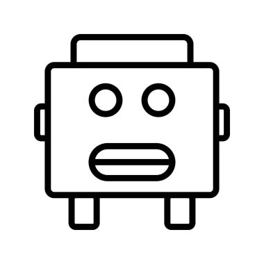 Robot çizgisi simgesi