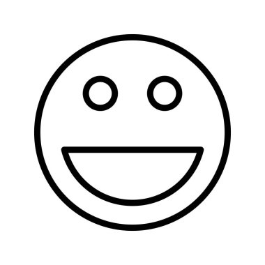 Gülen çizgi simgesi tasarımı