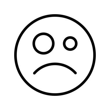 Gülen çizgi simgesi tasarımı