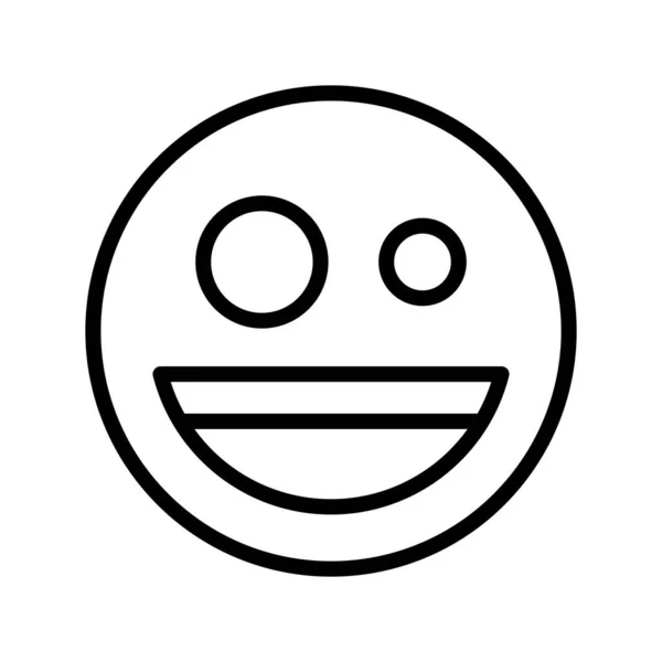 Ikona šťastného řádku — Stockový vektor