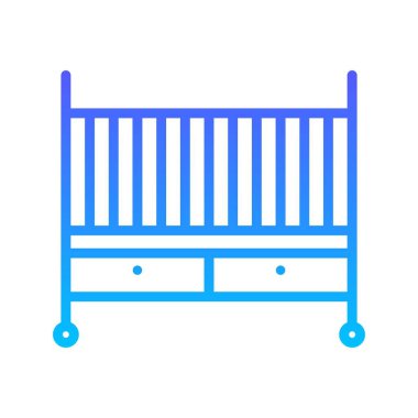 Bebek Kuyruğu Çizgisi Gradyan Simgesi