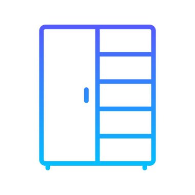 Raflar Çizgisi Gradyan Simgesi