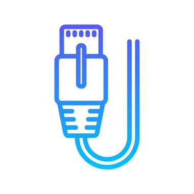 Ağ Klibi Satırı Gradyan Simgesi