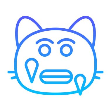 kedi soğutulmuş Satır Gradyan simgesi