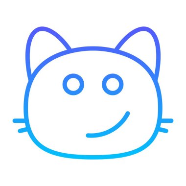 kedi karıştırıcı Satır Gradyan simgesi