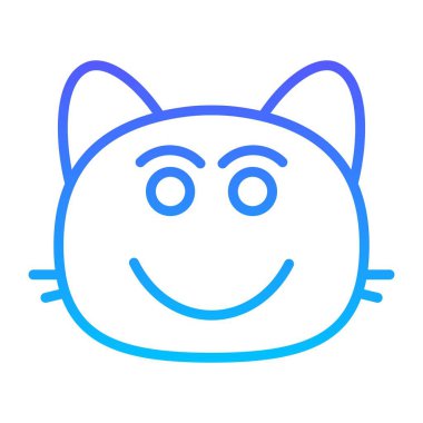 kedi bakışı II Satır Gradyan simgesi