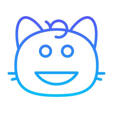 kedi sırıtışı I Satır Gradyan simgesi