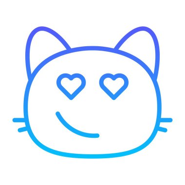 kedi kalbi gözler 2. Satır Gradyan simgesi