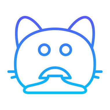 kedi kusmuğu Satır Gradyan simgesi