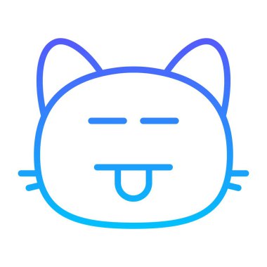 kedi teri II Satır Gradyan simgesi