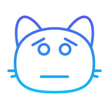 kedi Satır Gradyan simgesini alt üst etti