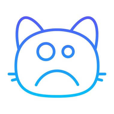 kedi zany II Satır Gradyan simgesi