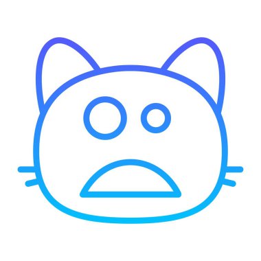 kedi zany I Satır Gradyan simgesi