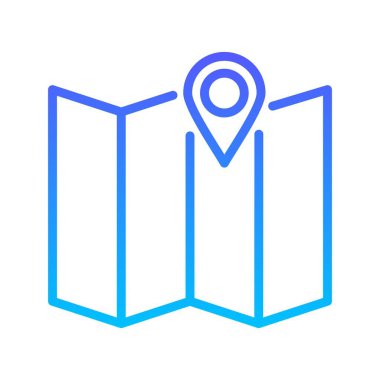 Harita Satırı Gradyan simgesi