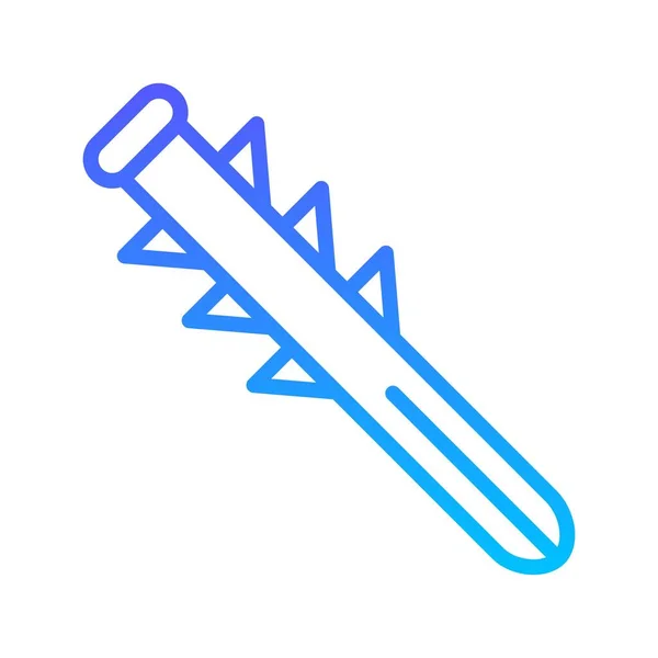 Dyupel vonal gradiens ikon — Stock Vector