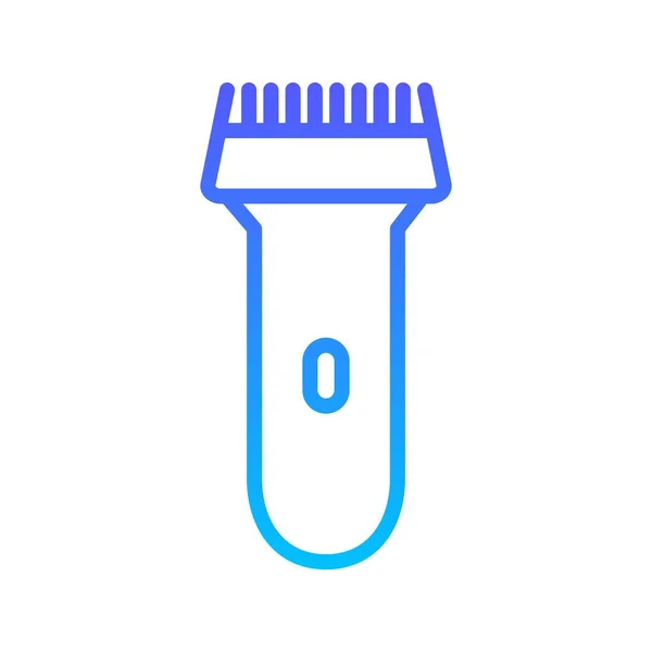 Shaving Machine Line Gradient icon — Stock Vector