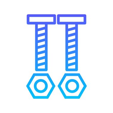 Nut ve Bolt Satırı Gradyan simgesi 