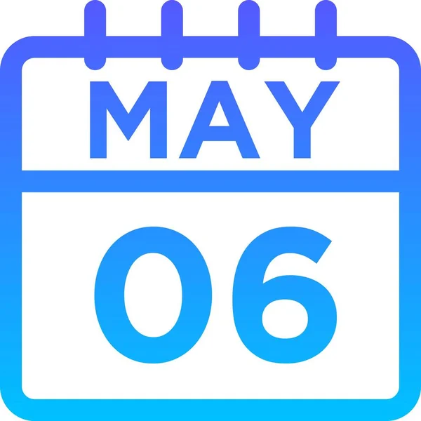 05 мая - 06 мая — стоковый вектор