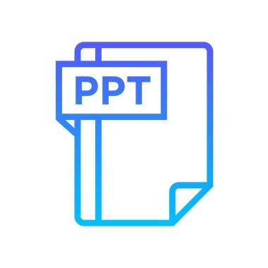 dosya biçimi gradyan simgesi