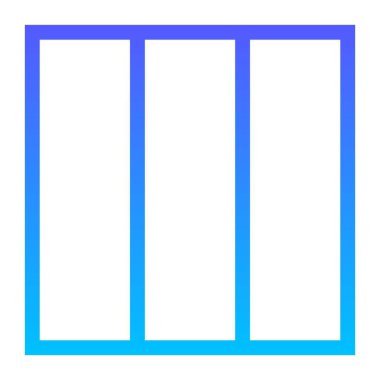 Düzen çizgisi gradyan simgesi 