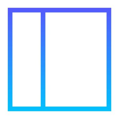 Düzen çizgisi gradyan simgesi 