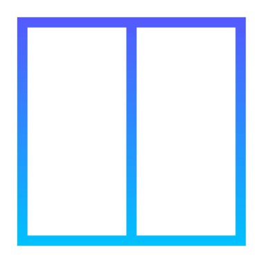 Düzen çizgisi gradyan simgesi 