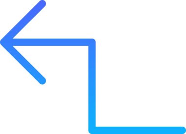 Yönetmen Arrow UI İmza Çizgi Gradyanı simgesi